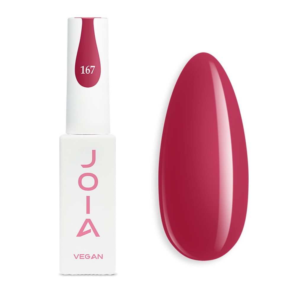 Гель-лак JOIA vegan I Am The Moment 167 бордовий 6 мл