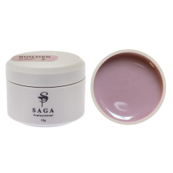 Гель для наращивания Saga Professional Builder Gel Veil 02 Orchid. нежная орхидея. 15 мл