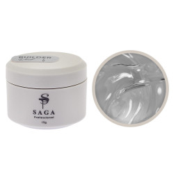 Гель для наращивания Saga Professional Builder Gel Veil 06 Clear. прозрачный. 15 мл