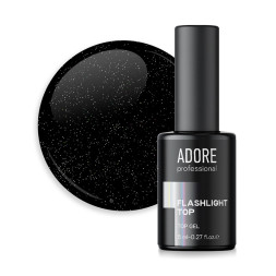Топ для гель-лаку без липкого шару Adore Professional Flashlight Top 03 Golographic. голографік. світловідбиваючий. 8 мл