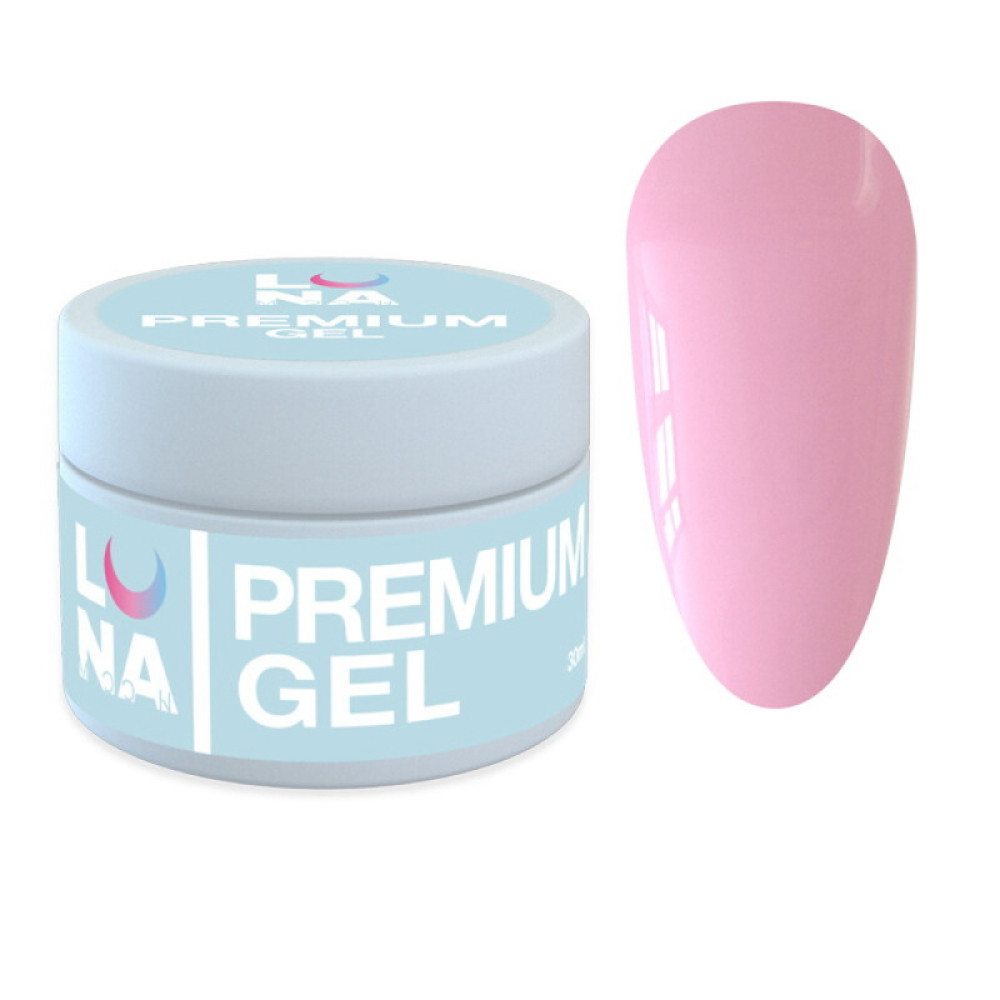 Гель для наращивания Luna Premium Gel 07 розовый 30 мл