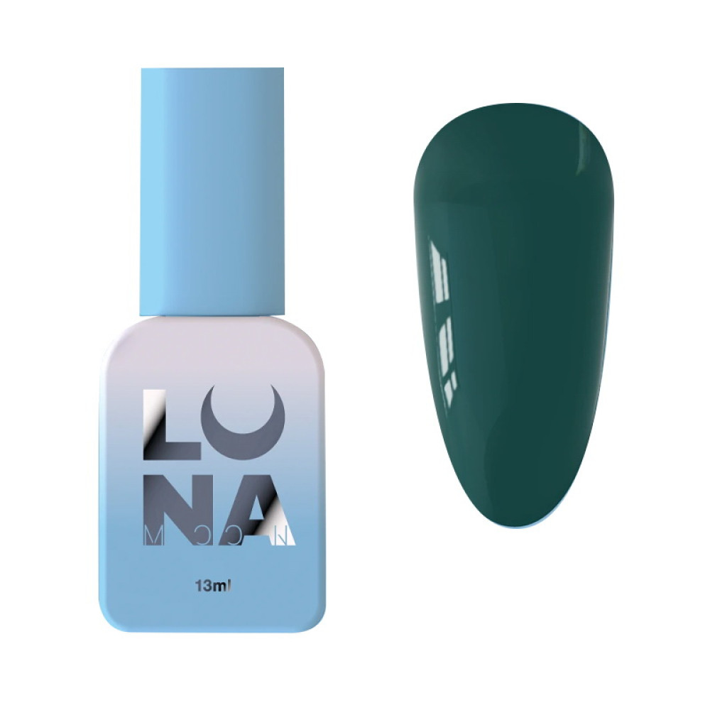 Гель-лак Luna Color Gel 118 насыщенный изумрудно-зеленый 13 мл