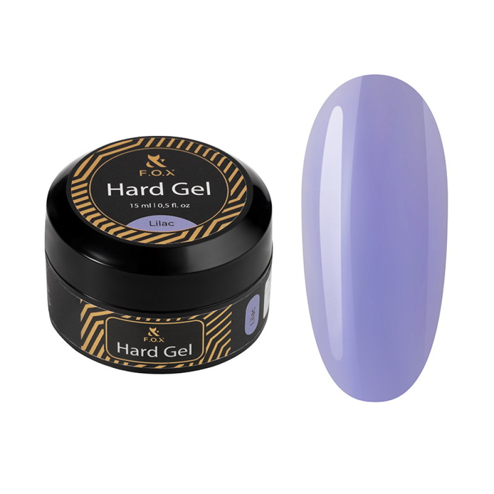 Гель F.O.X строительный жидкий Hard Gel Lilac сиреневый оттенок 15 мл