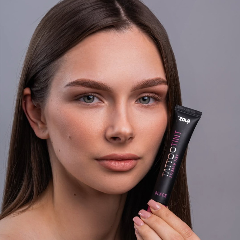 Краска для бровей и ресниц ZOLA Tattoo Tint Black цвет черный 15 мл