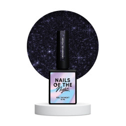 Гель-лак Nails Of The Night Lets Special Obsidian графітово-фіолетовий світловідбиваючий 10 мл