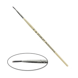Пензель для малювання Starlet Professional 0. штучний ворс