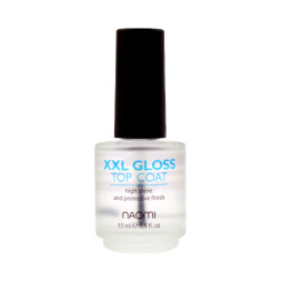 Топ для мега-яркого блеска Naomi XXL Mega Gloss. 15 мл