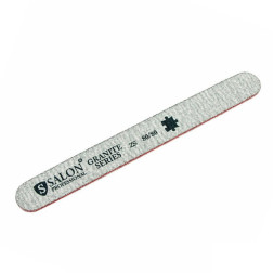 Пилка для ногтей Salon Professional 80/80 GRANITE. прямая. узкая
