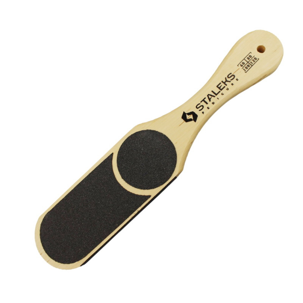 Педикюрна тертушка Staleks Beauty&Care 10 Type 3 60/80/100/120 деревяна