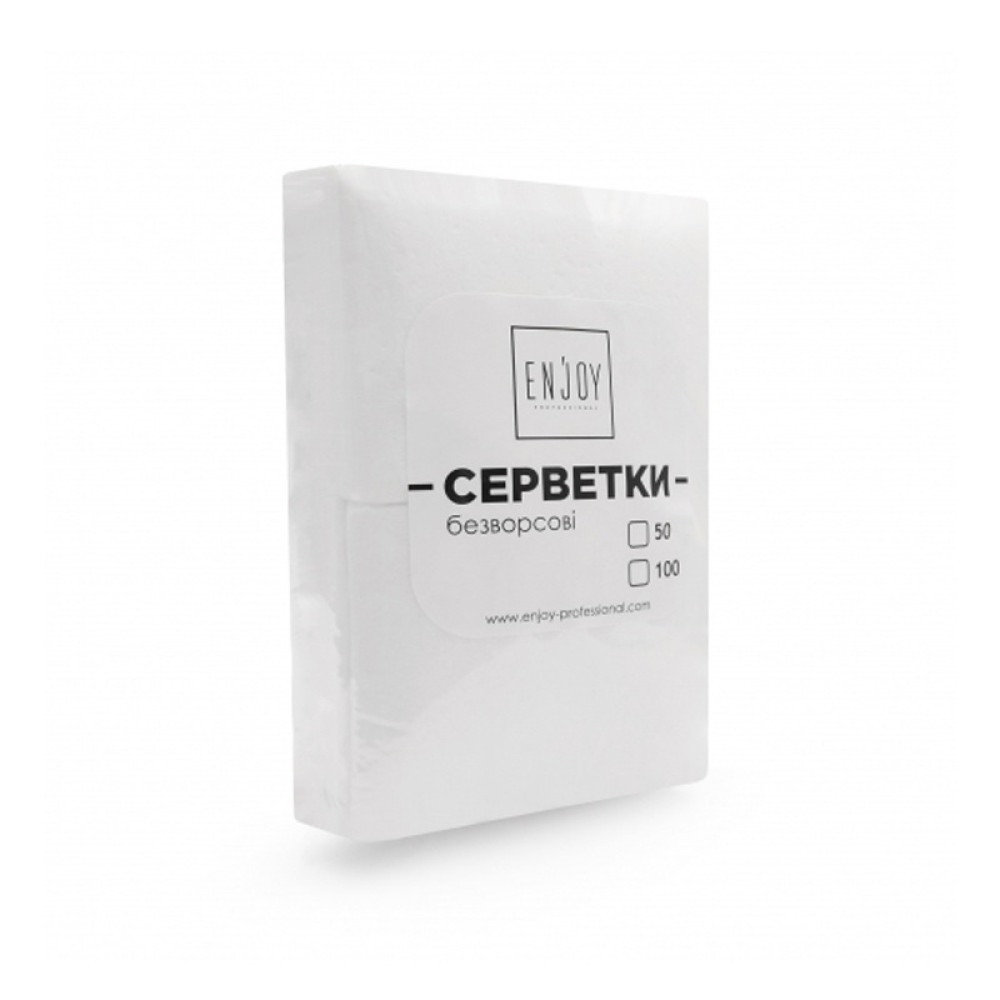 Салфетки безворсовые Enjoy Professional 7.5х6 см 100 шт.