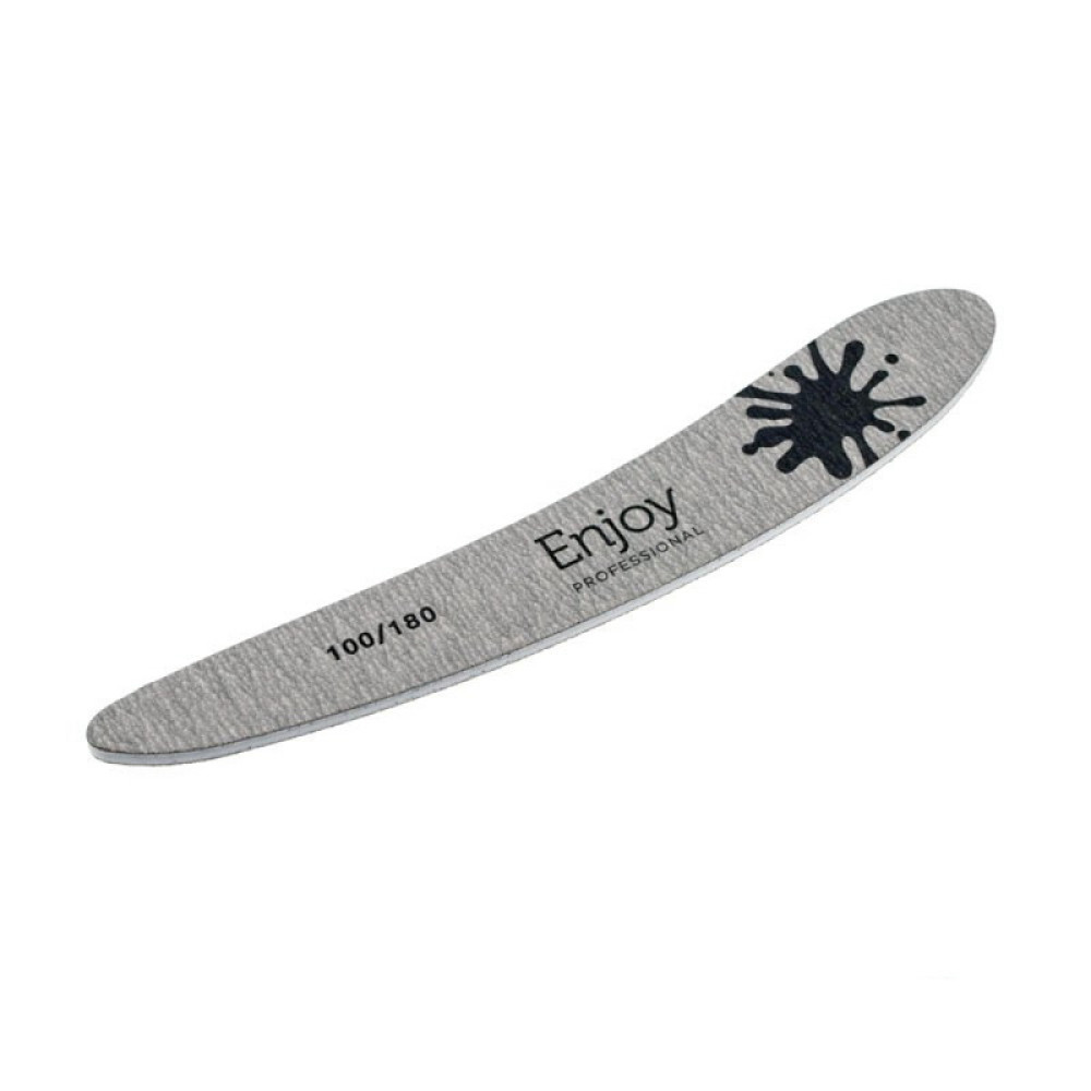 Пилка для ногтей Enjoy Professional 100/180 Banan. Банан