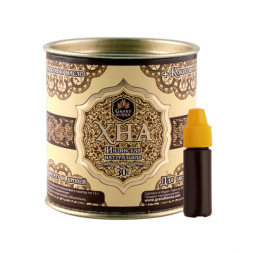Хна для брів і біо тату Grand Henna коричнева. 30 грам