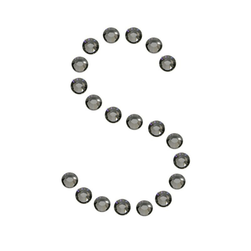 Стразы SWAROVSKI ss 3 Black Diamond (100шт)