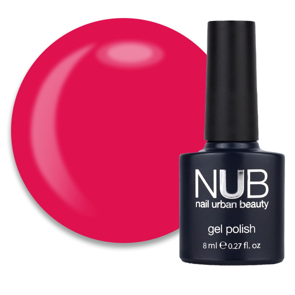 Гель-лак NUB 094 Privileged малиновая фуксия. 8 мл