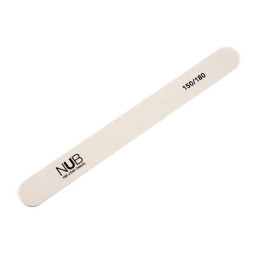Пилка для ногтей NUB 150/180 прямая. цвет белый
