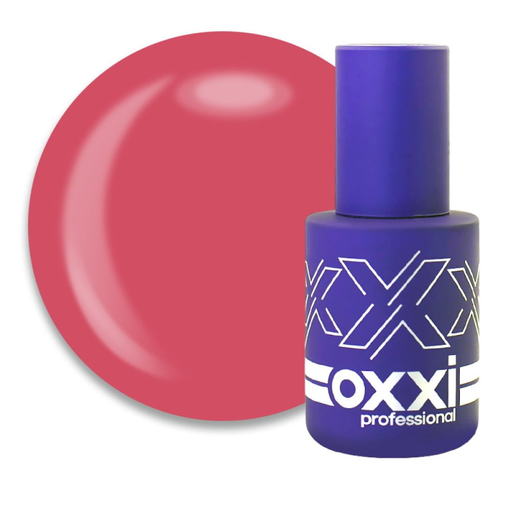 Гель-лак Oxxi Professional 007 темний червоно-кораловий. 10 мл