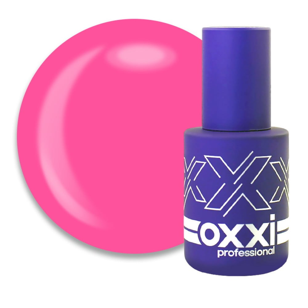 Гель-лак Oxxi Professional 108 яскравий рожевий. 10 мл