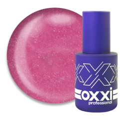 Гель-лак Oxxi Professional 019 світлий малиновий з мікроблиском. 10 мл