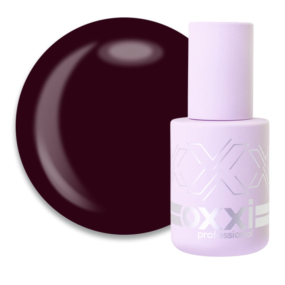 Гель-лак Oxxi Professional 129 вишневий. 10 мл