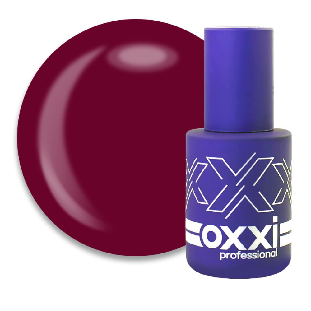 Гель-лак Oxxi Professional 135 темна марсала. 10 мл