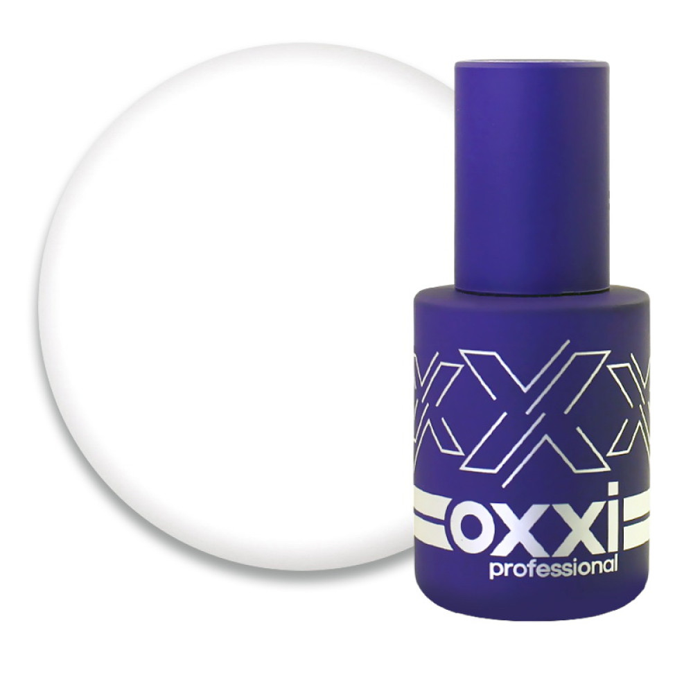 Гель-лак Oxxi Professional 055 белый. 10 мл