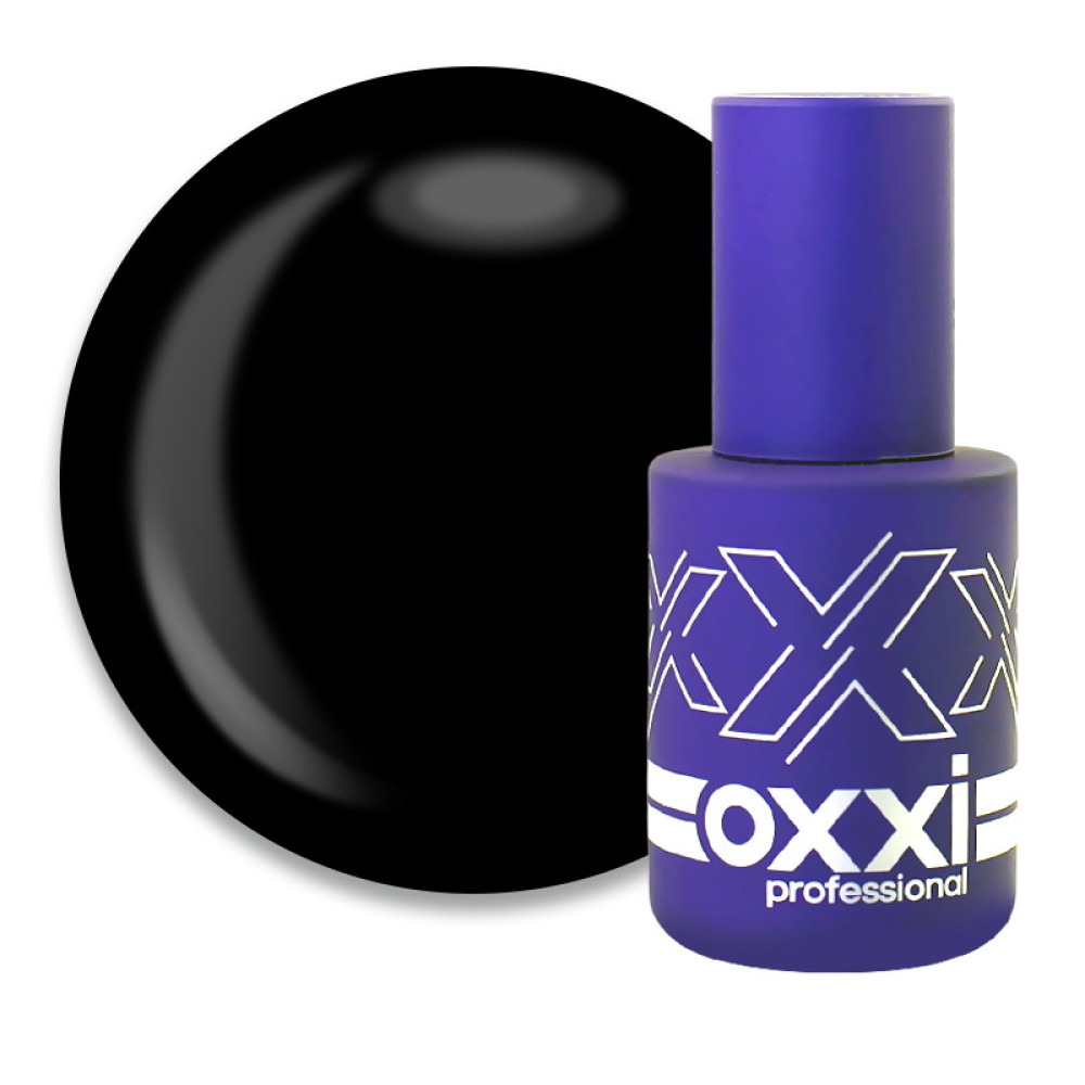 Гель-лак Oxxi Professional 056 чорный. 10 мл