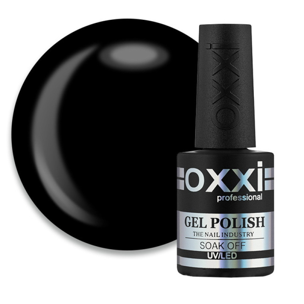 Гель-лак Oxxi Professional 056 чорный. 10 мл