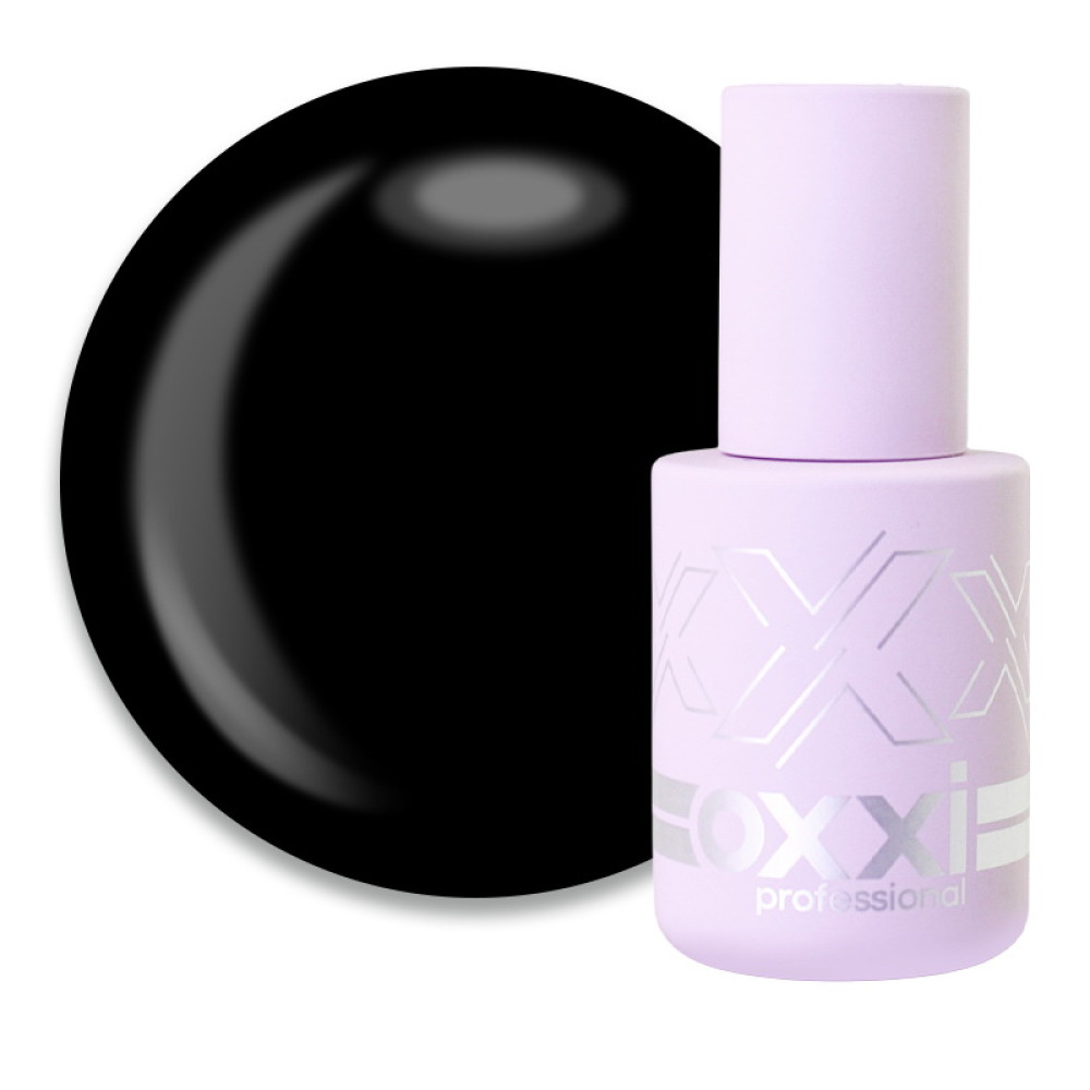 Гель-лак Oxxi Professional 056 черный. 10 мл