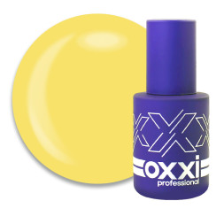 Гель-лак Oxxi Professional 093 жовтий з ледь помітними блискітками. 10 мл