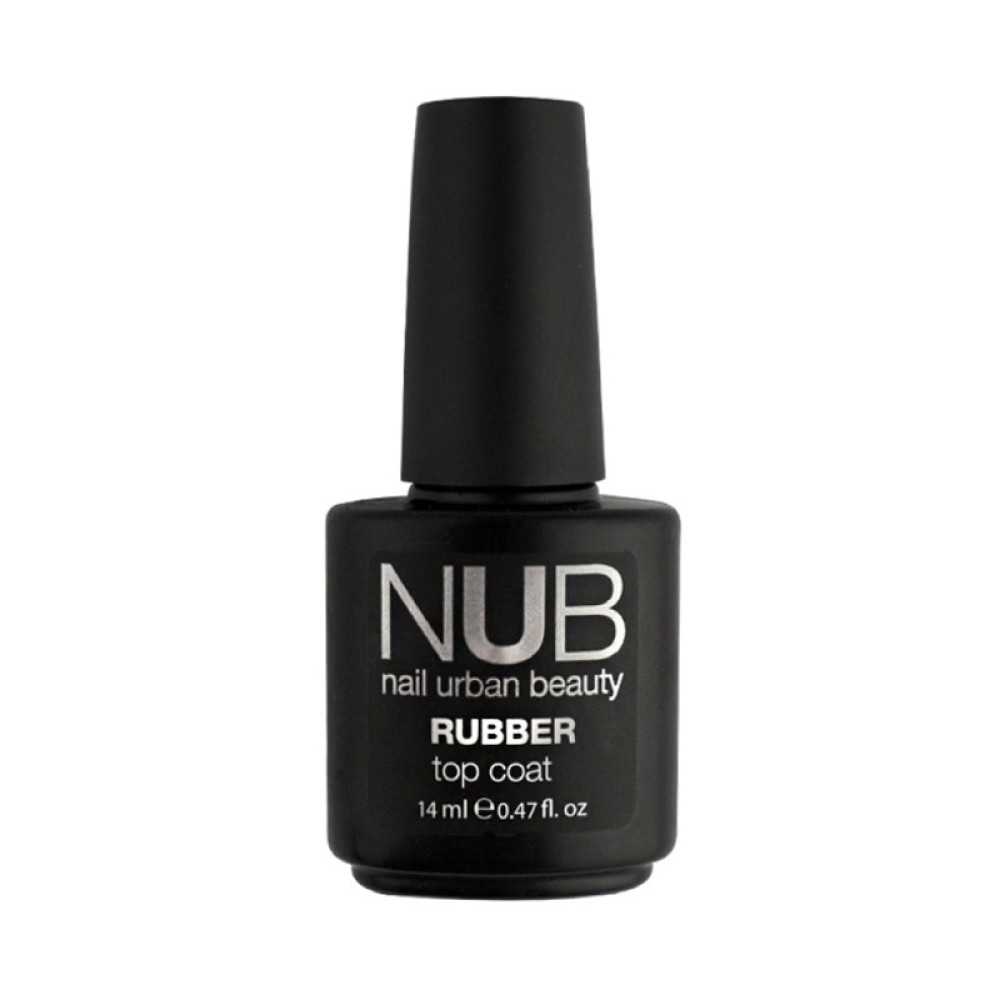 Топ каучуковий для гель-лаку NUB Rubber Top. 14 мл