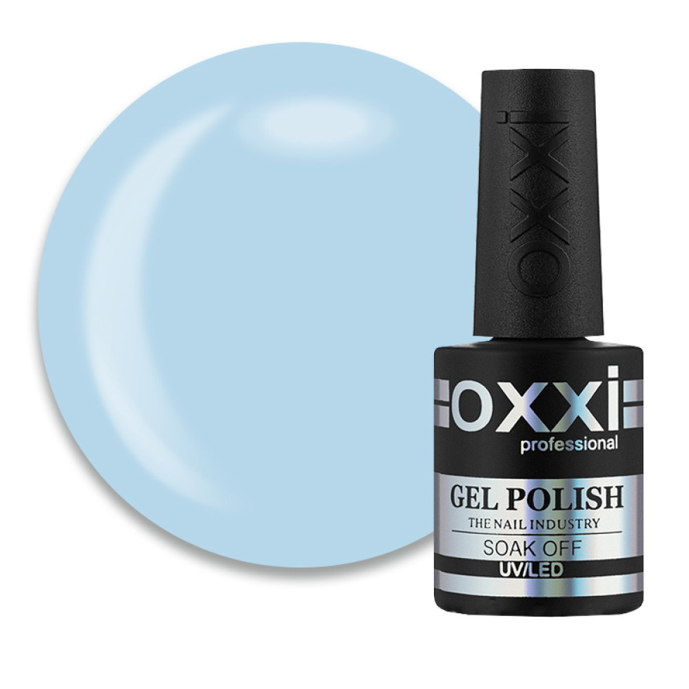 Гель-лак Oxxi Professional 026 блакитний. 10 мл