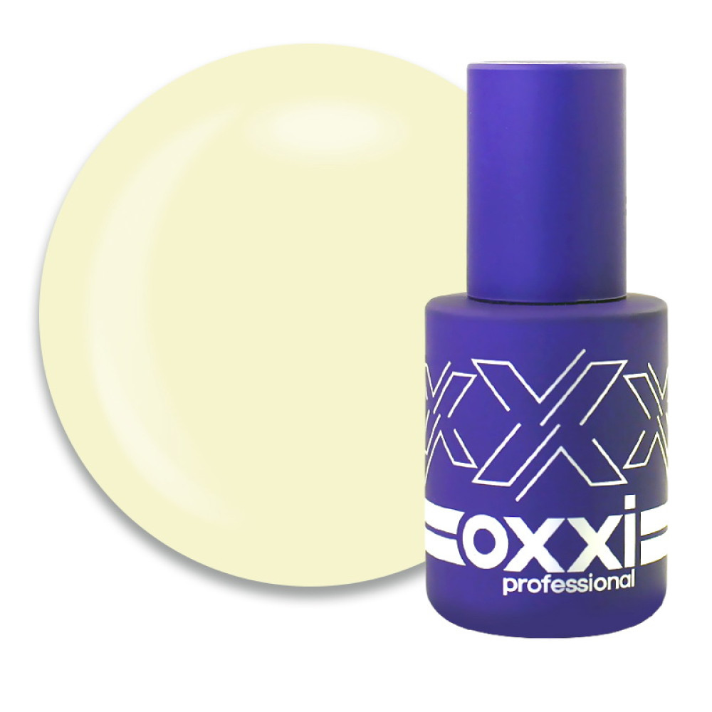 Гель-лак Oxxi Professional 127 світлий лимонний. 10 мл