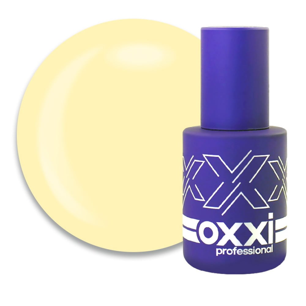 Гель-лак Oxxi Professional 191 світлий жовтий. 10 мл