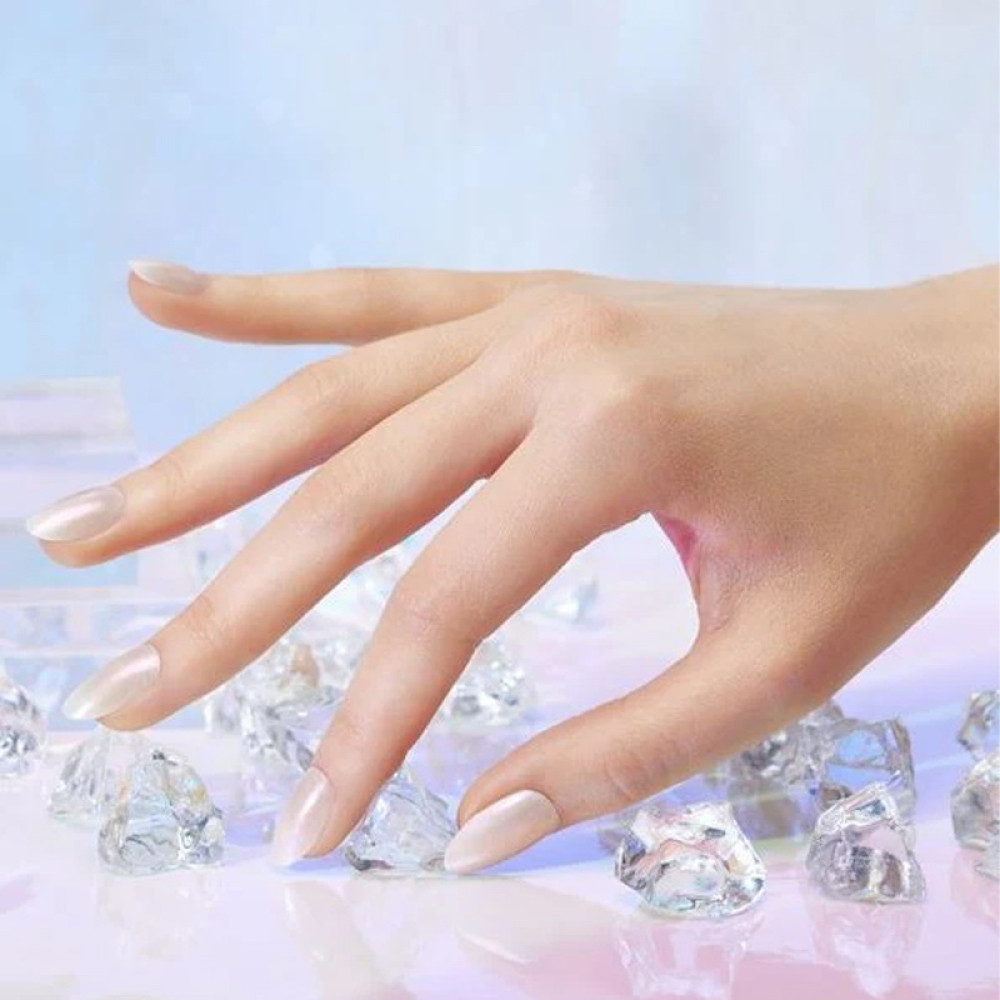 CND Shellac Glacial Illusion Ice Bar лилово-серебристый глиттер. 7.3 мл