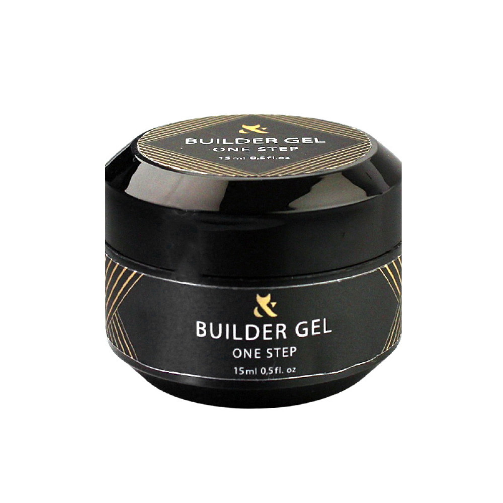 Гель F.O.X строительный One Step Builder Gel Clear. прозрачный. 15 мл