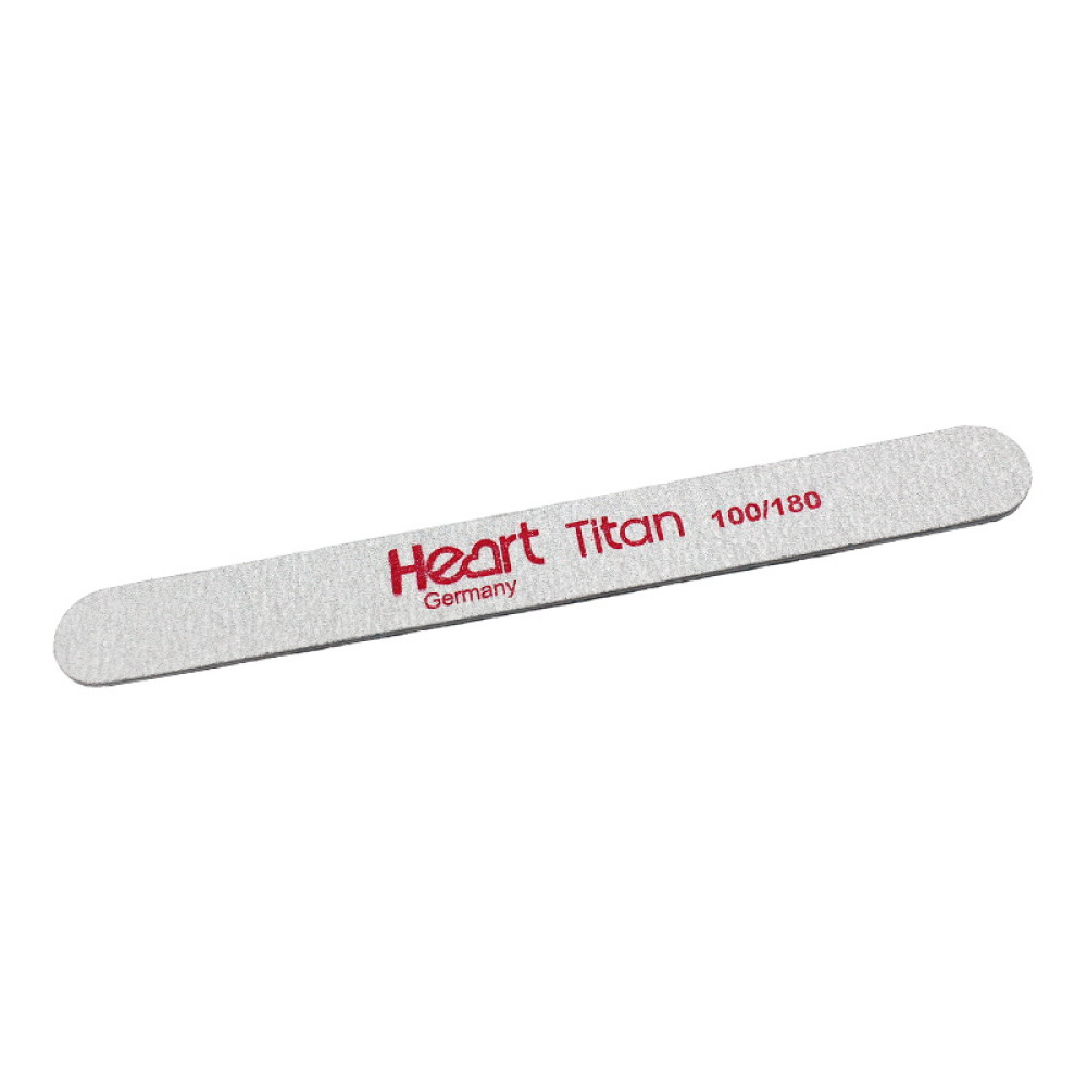 Пилка для ногтей Heart Line Titan 100/180. прямая