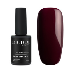 Гель-лак Couture Color 035 темний бордово-фіолетовий. 9 мл