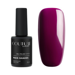 Гель-лак Couture Color 035 темний бордово-фіолетовий. 9 мл