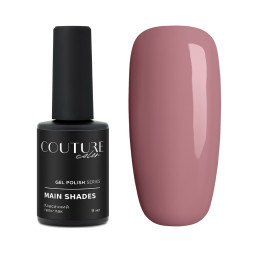 Гель-лак Couture Color 040 попелястий бузково-рожевий. 9 мл