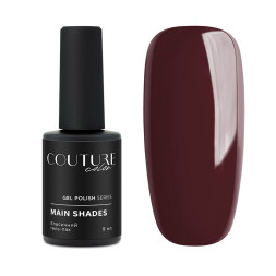 Гель-лак Couture Color 076 бордово-шоколадний. 9 мл