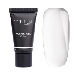 Акрил-гель Couture Color Acrylic Gel 00 Clear прозорий. 30 мл