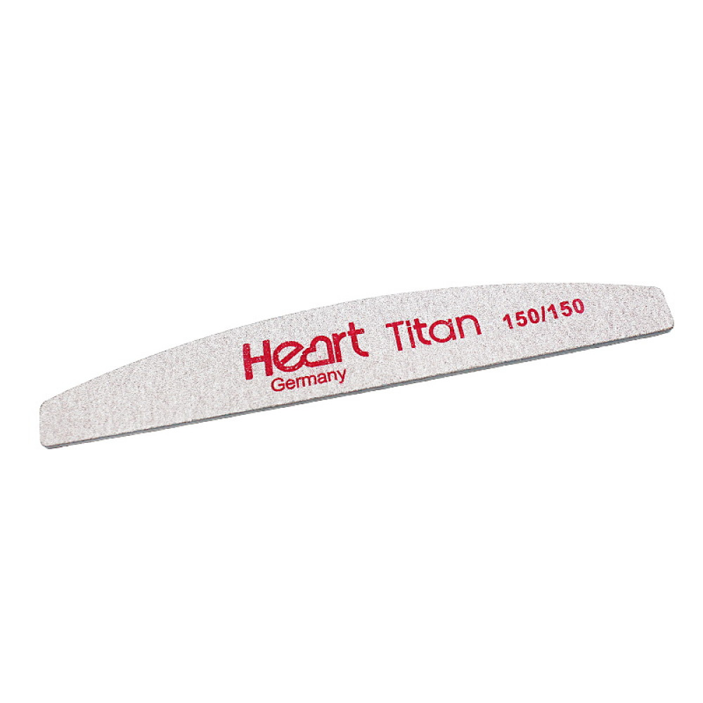 Пилка для ногтей Heart Half Titan 150/150. полукруг