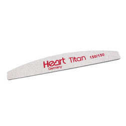 Пилка для нігтів Heart Half Titan 150/150. півколо
