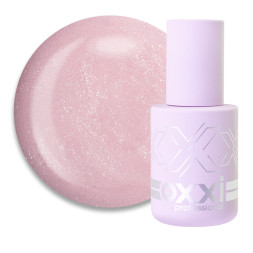 База камуфлирующая для гель-лака Oxxi Professional Cover Base Coat 010 розово-телесный с шиммерами. 10 мл