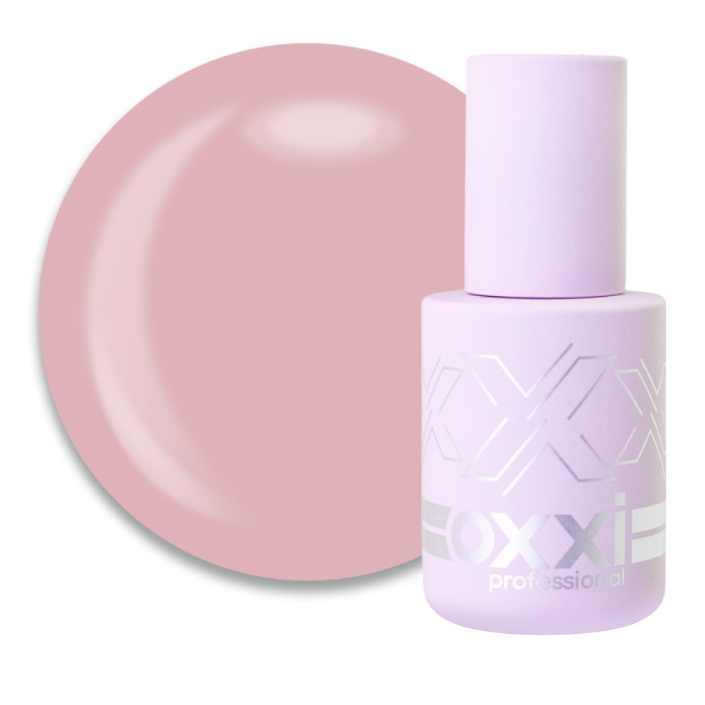 База камуфлирующая для гель-лака Oxxi Professional Cover Base Coat 004 приглушенный розовый. 10 мл