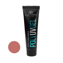 Полігель Global Fashion Poly Uv Gel Easy Long Nails 06 латте. 30 мл
