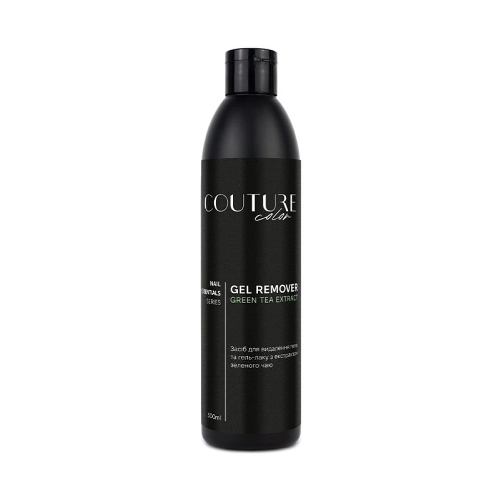 Рідина для зняття гель-лаку Couture Color Gel Remover Green Tea Extract зелений чай 300 мл