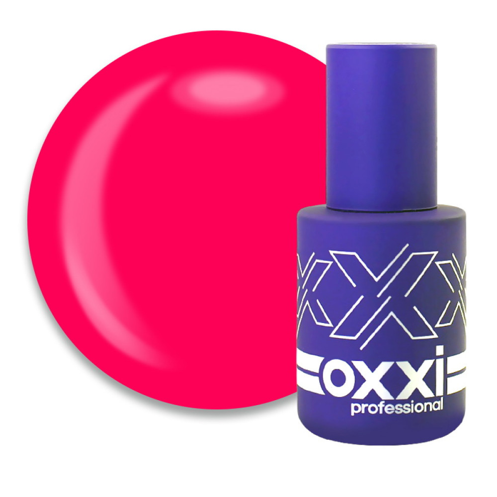 Гель-лак Oxxi Professional 290 неоново-розовый. 10 мл