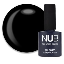 Гель-лак NUB 134 Tiny Black Dress чорний. 11.8 мл