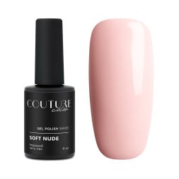 Гель-лак Couture Color Soft Nude SN 08 молочно-розовый с перламутром. 9 мл